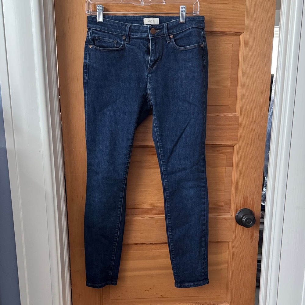 LOFT outlet Women's Dark Indigo Skinny Jeans